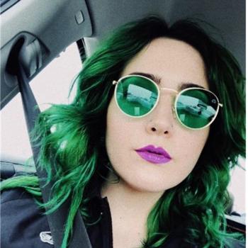 Round color therapy sunglasses